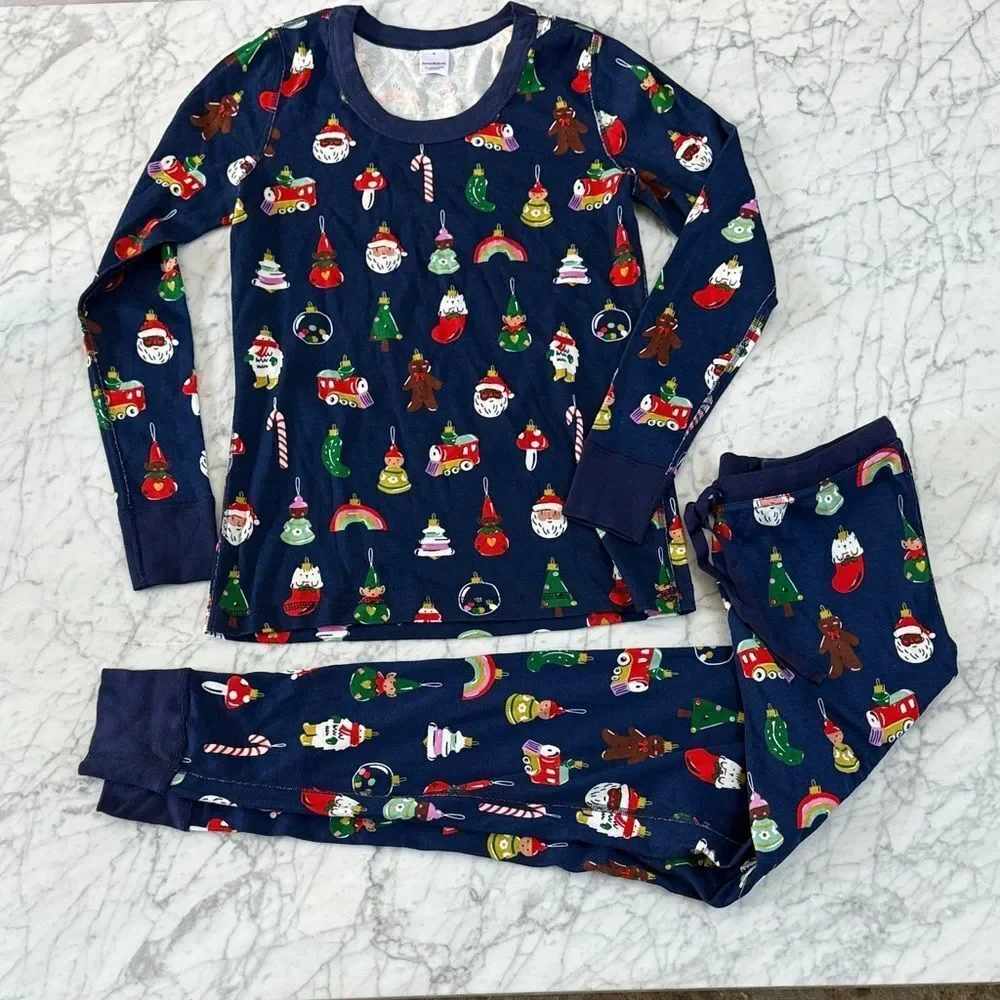 Hanna Andersson Heirloom Ornaments Adult Women Sz M Pajama Set NWOT